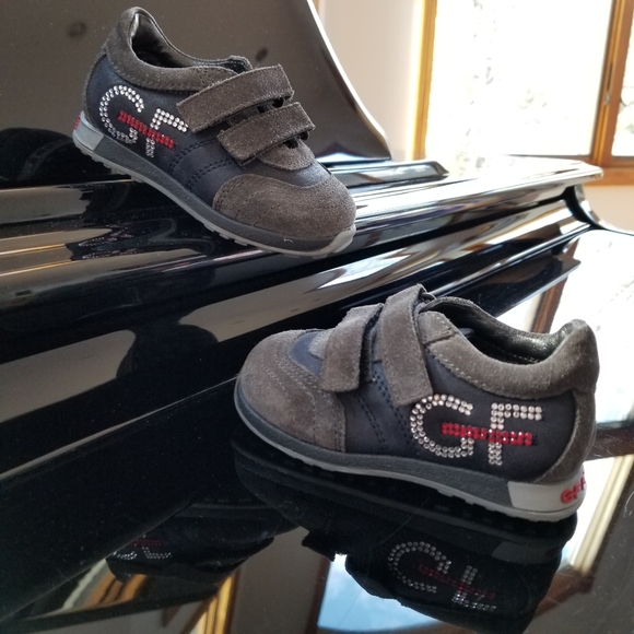 GF Ferre Crystal Logo Baby Sneakers - Picture 2 of 8